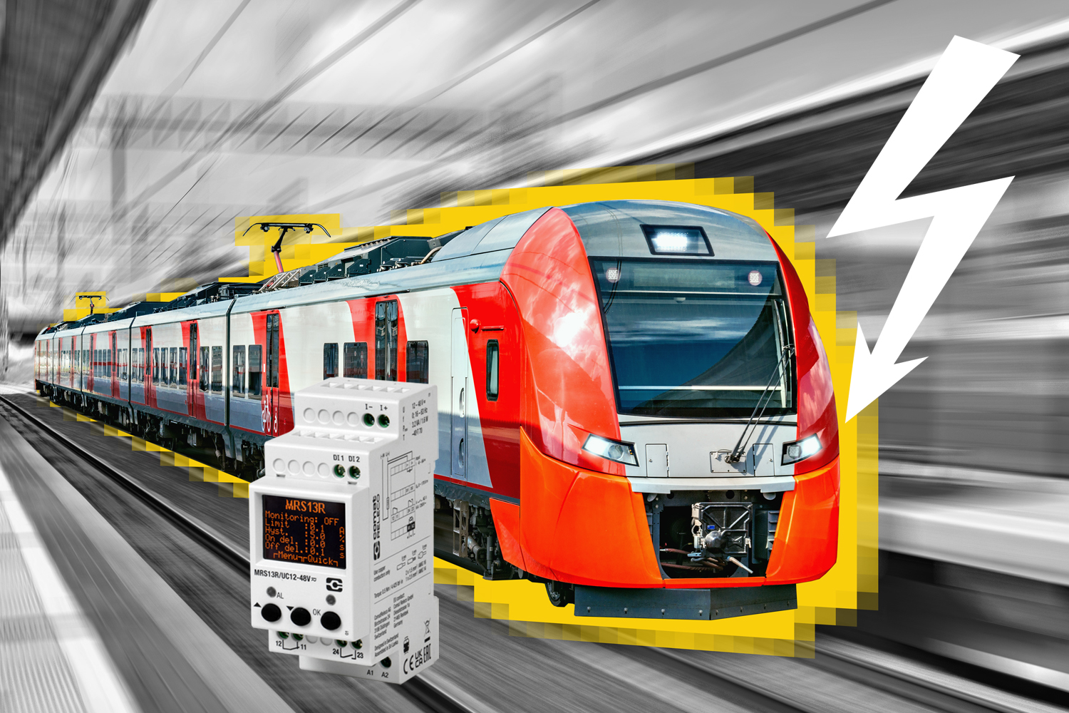 New overcurrent protection relay for railway applications