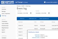 CMS-10R event log